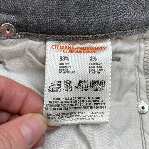 Citizens of Humanity Avedon Low Rise Skinny Leg Gray wash Size 30 - Picture 12 of 15